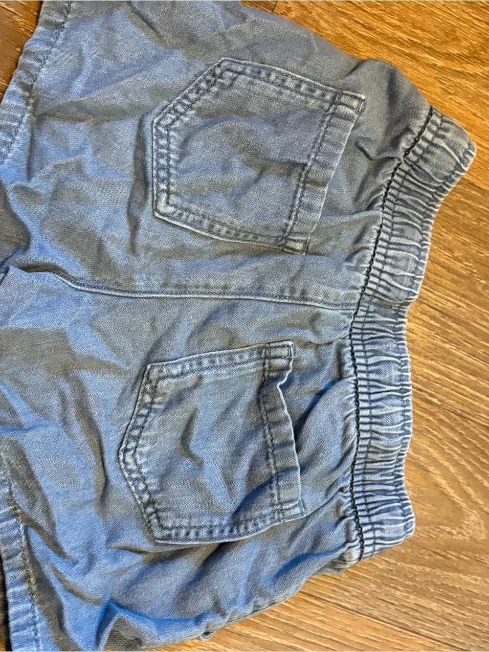 Kids Blue Pull-On Shorts